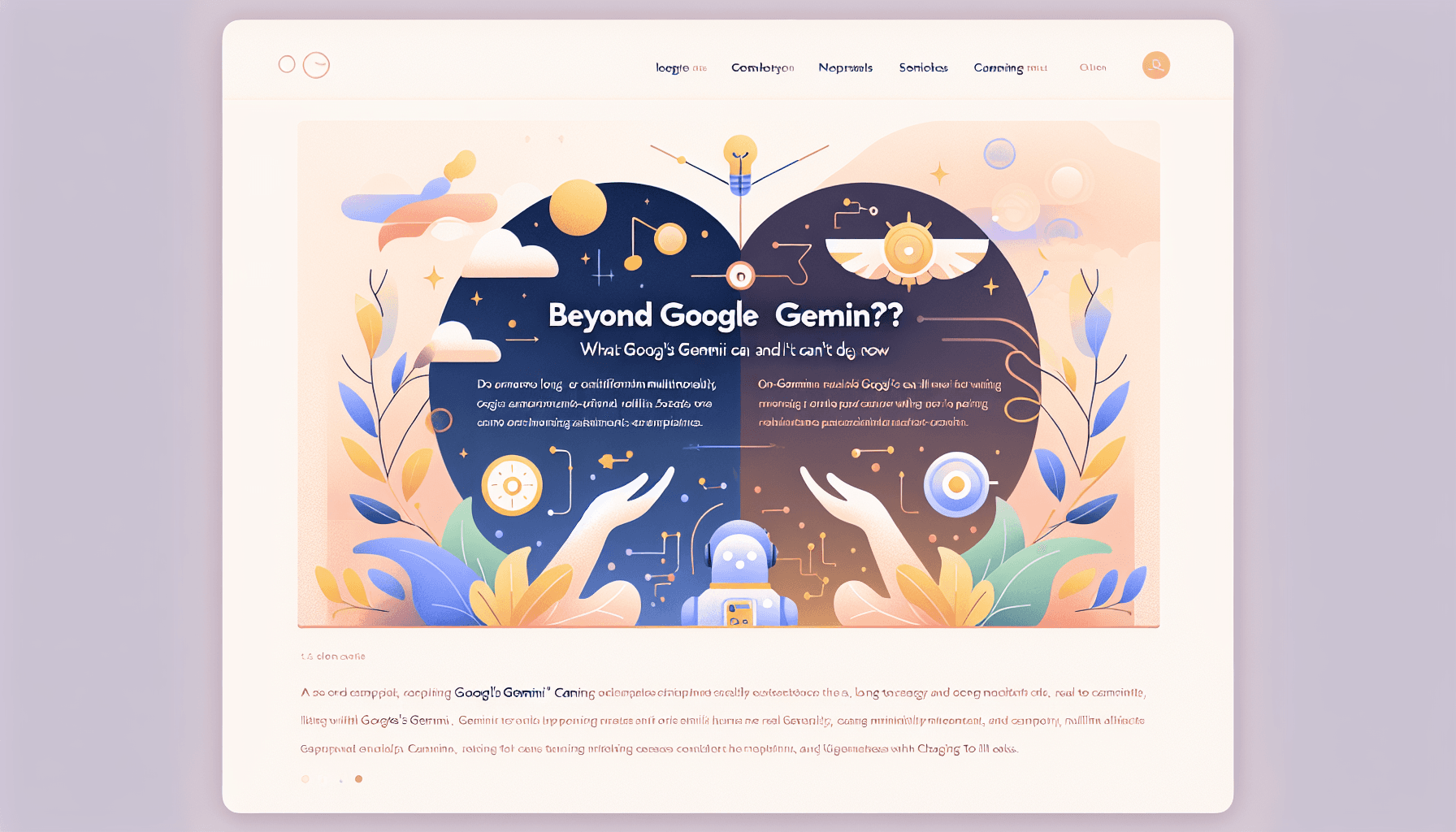 Beyond ChatGPT? What Google’s Gemini Can (and Can’t) Do Right Now