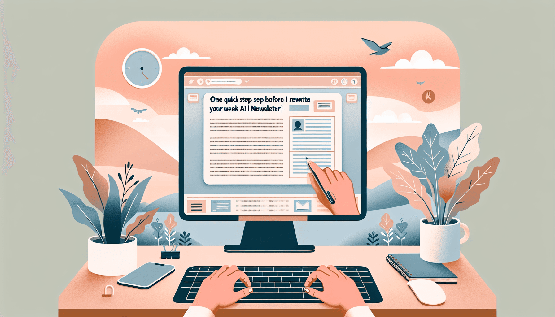 One Quick Step Before I Rewrite Your Week 31 AI Newsletter