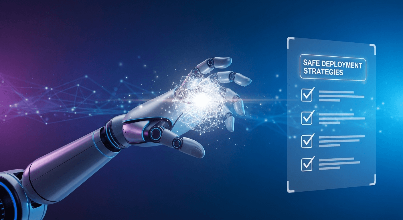 Illustration of an AI agent managing tools and workflows across applications