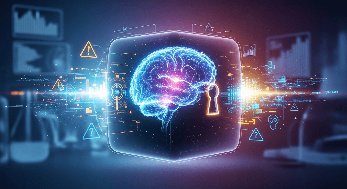 Researchers examining complex neural network visualizations to understand AI model behavior