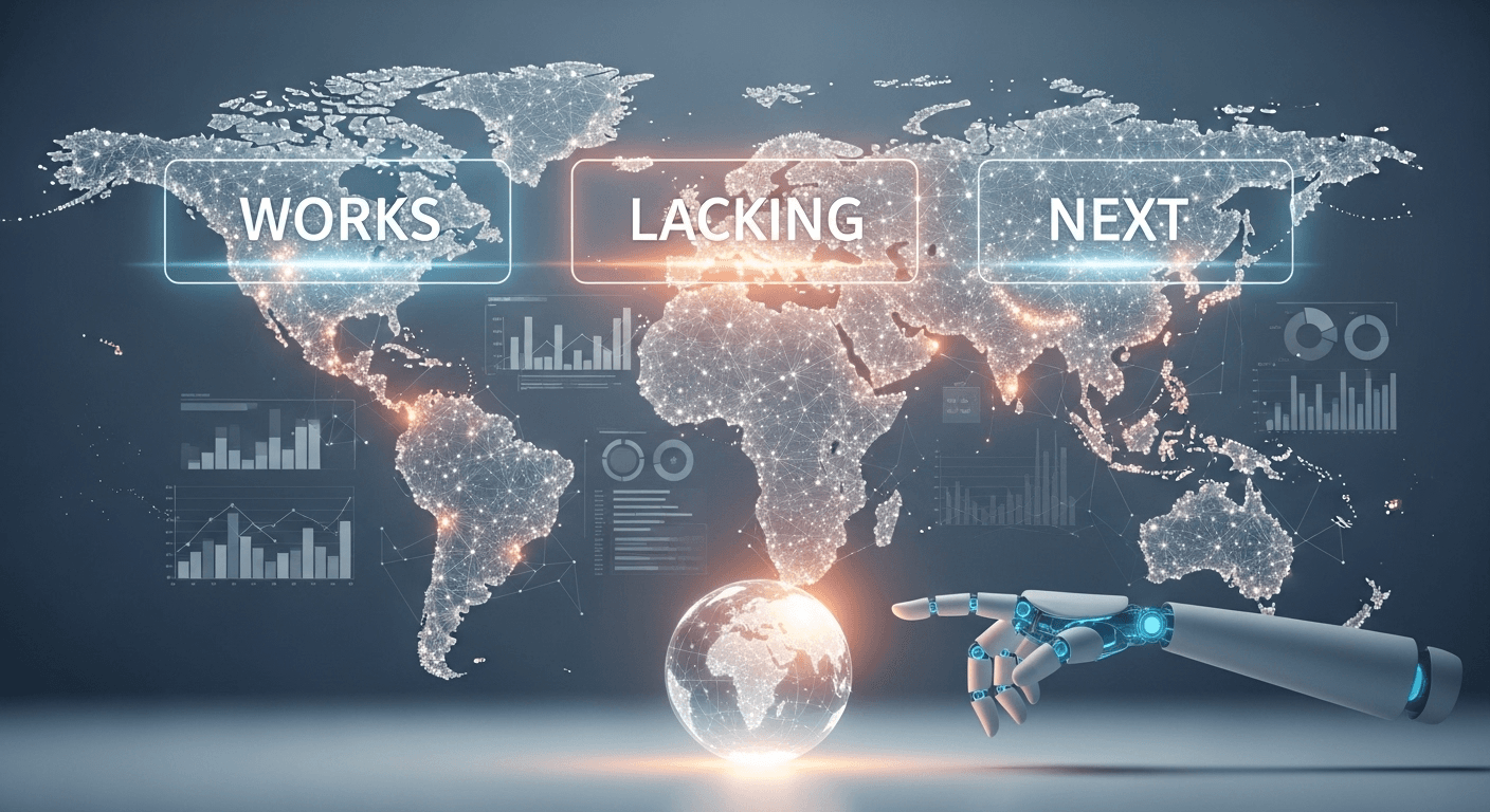 World map highlighting countries with active national AI strategies