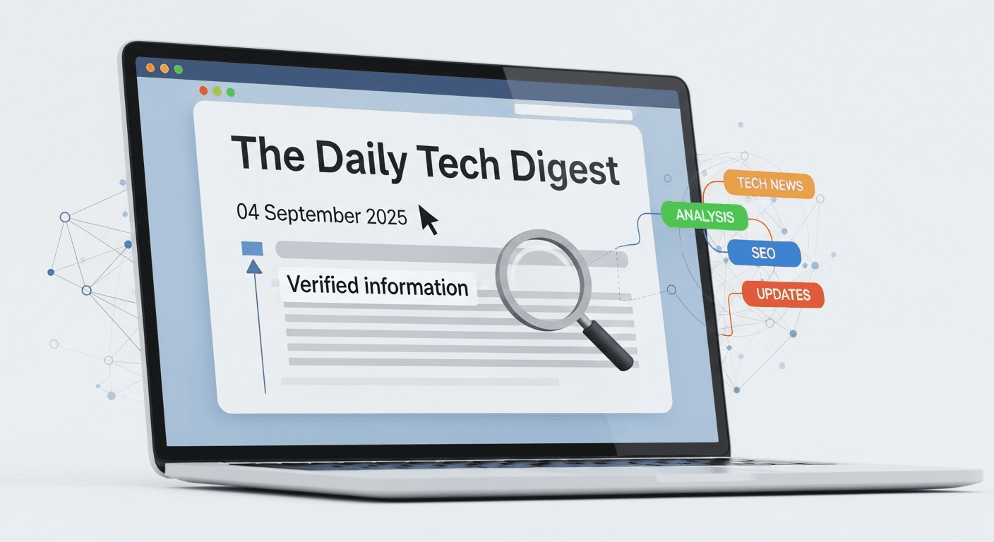 Placeholder requesting the original blog text for The Daily Tech Digest - 04 September 2025