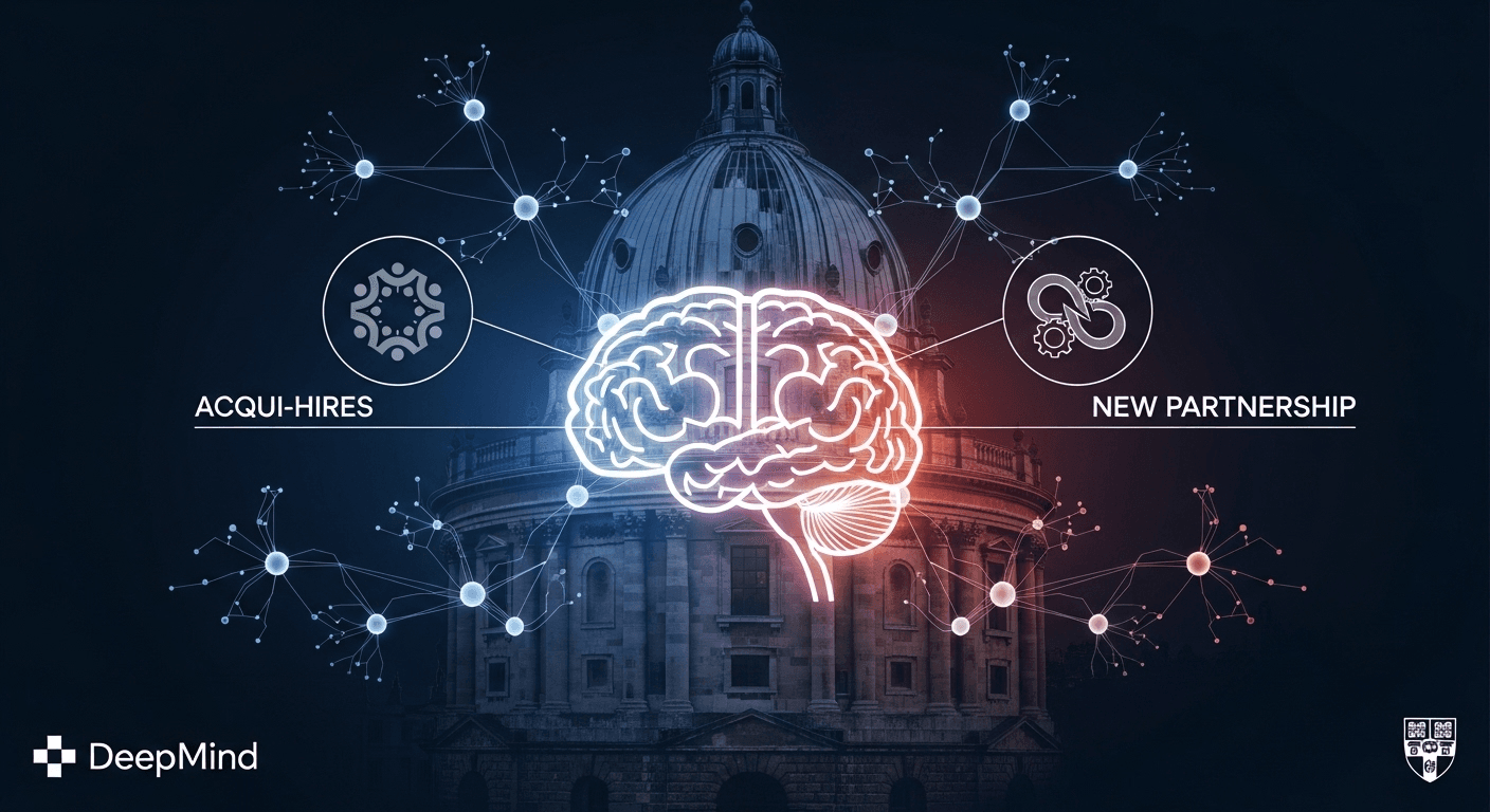 Google DeepMind acqui-hires two UK AI teams and partners with the University of Oxford