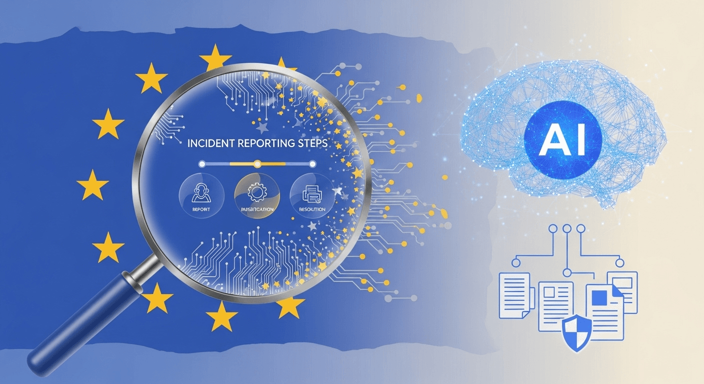 Illustration of AI incident reporting under EU AI Act guidance