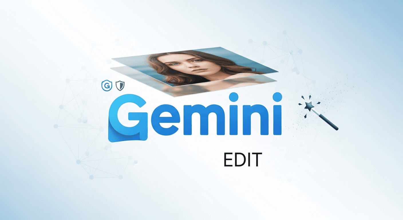 Gemini AI editing an image with a masked region and prompt in a chat interface