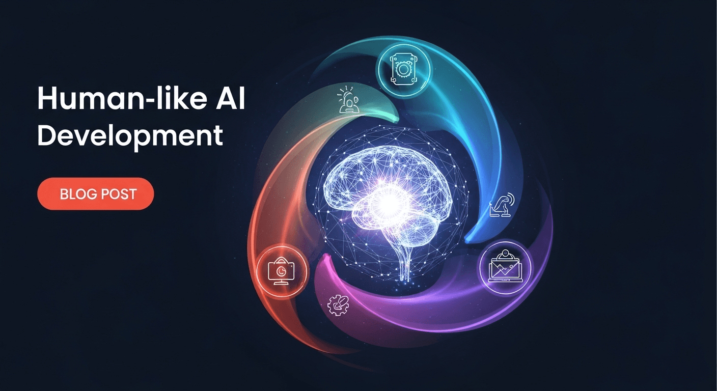 Concept illustration of AI upbringing from pretraining data to alignment with feedback and rules.