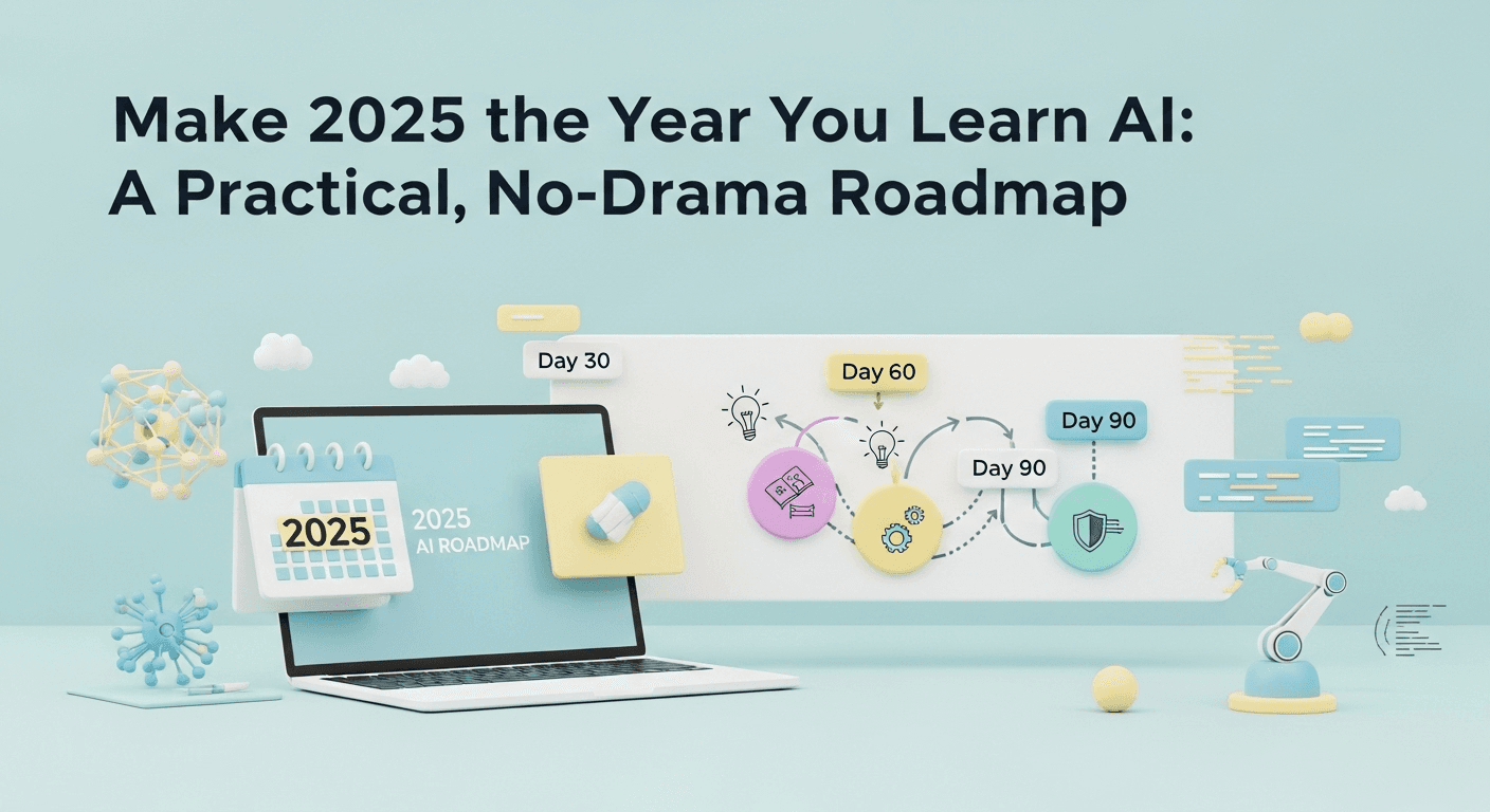 Professional learning AI on a laptop in 2025, with code, charts, and notes visible on screen.