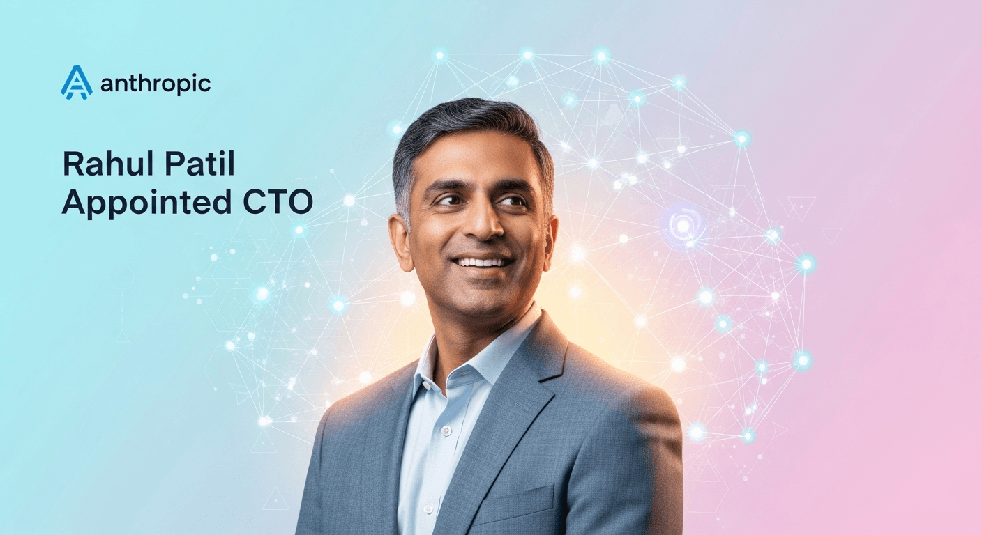 Portrait of Rahul Patil, Anthropic Chief Technology Officer