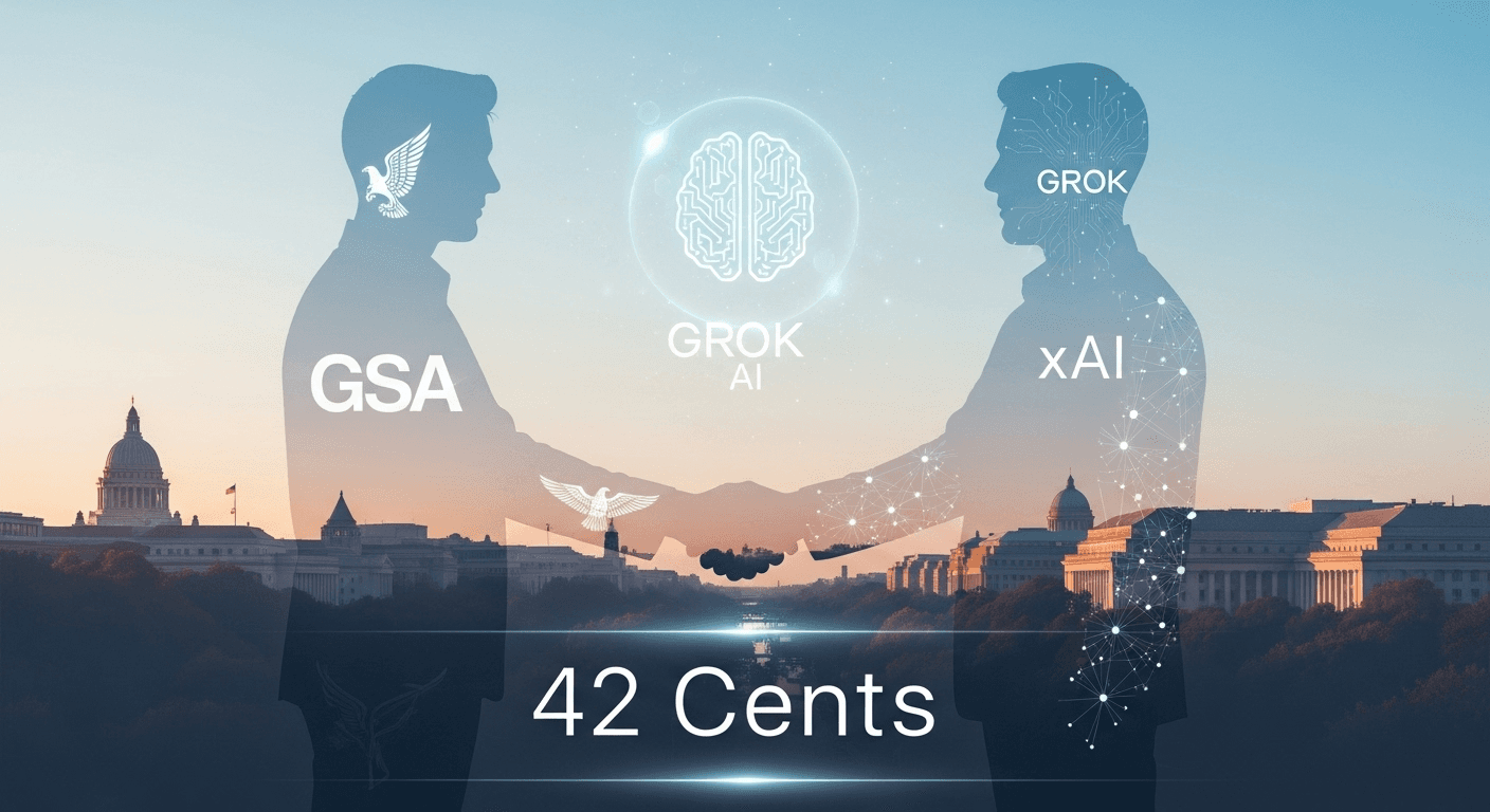 GSA and xAI announce OneGov deal offering Grok AI models to federal agencies for $0.42 per agency