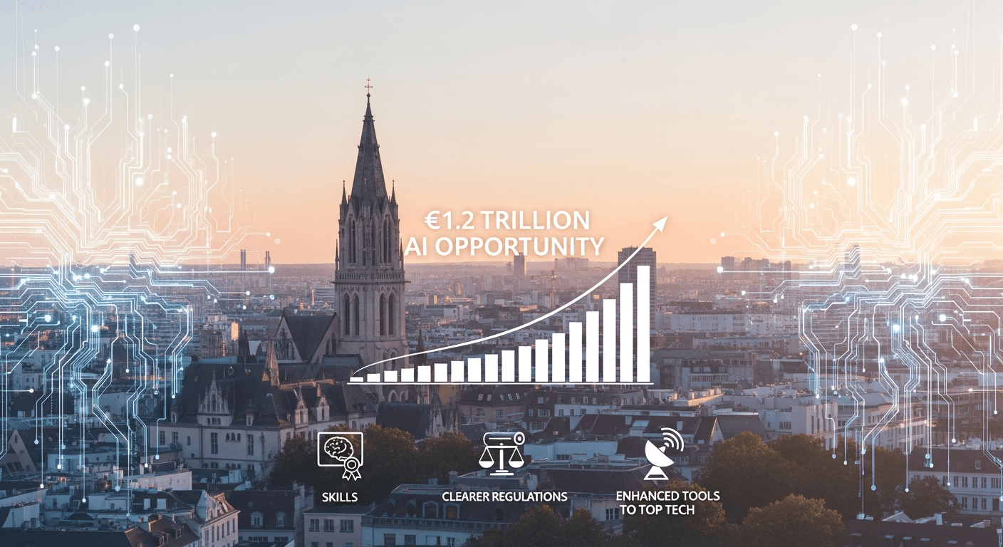 European AI ecosystem with researchers, startups, and low-carbon data centers across the continent