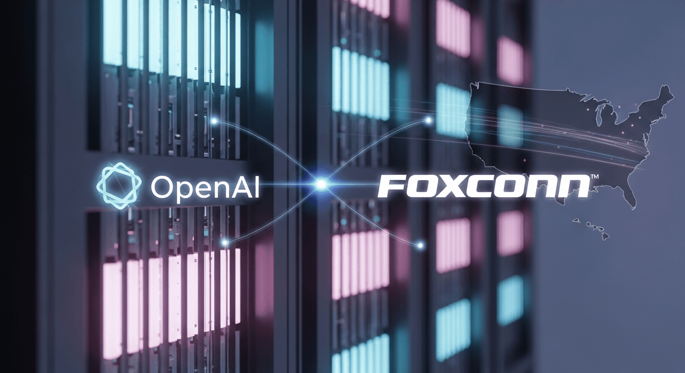 OpenAI and Foxconn partnership focused on U.S. manufacturing of AI data center hardware